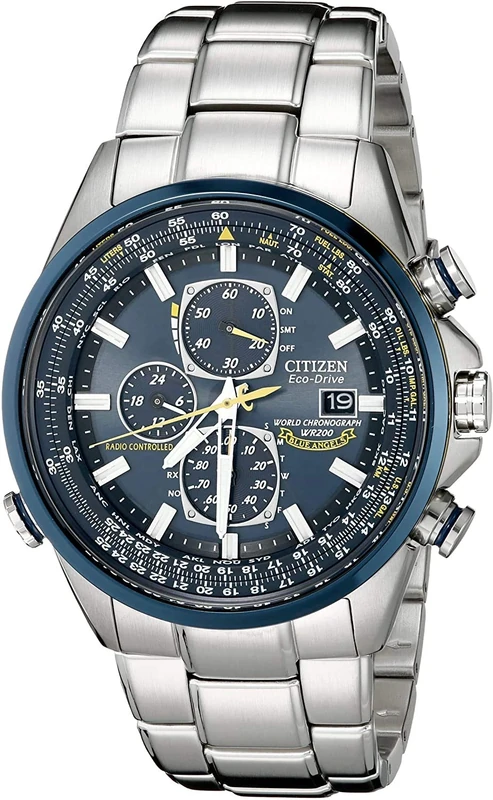 Citizen Men Chronograph Eco-Drive Watch Promaster Sky, Silver, AT8020-54L