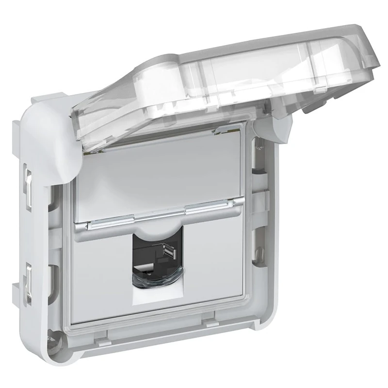 Legrand 069569 RJ45 Waterproof Cat.6 FTP Plexo Composable IP55 Grey - Image 1