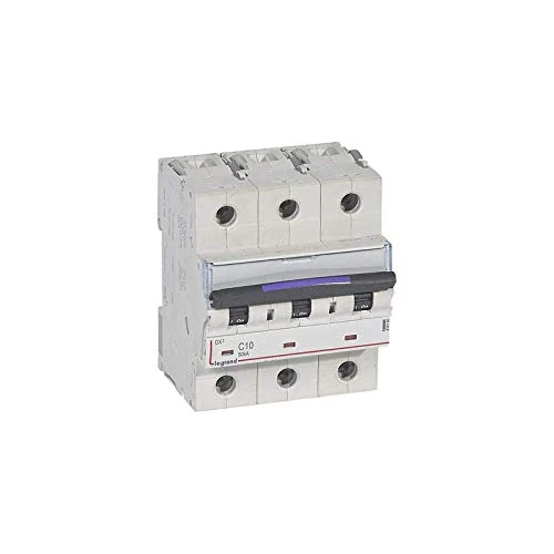Legrand prot.dx3 indust. – Magnetothermic DX3 50KA-C 3 Poles 10A - Image 1