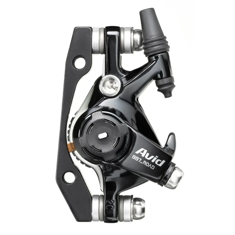 Avid BB7 Road S 140 mm HS1 Rotor (Front or Rear Includes is Brackets, Stainless CPS and Rotor Bolts) - Black Anodized
