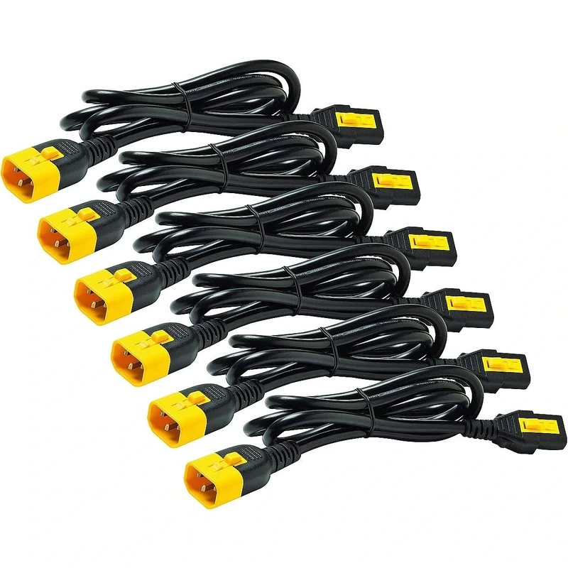 APC Power Cord Kit - AP8702S-WW - Power Cords (6 pieces, Locking, C13 to C14, 0.6 m)