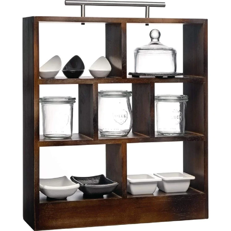 APS GH409 Wooden Tea Rack