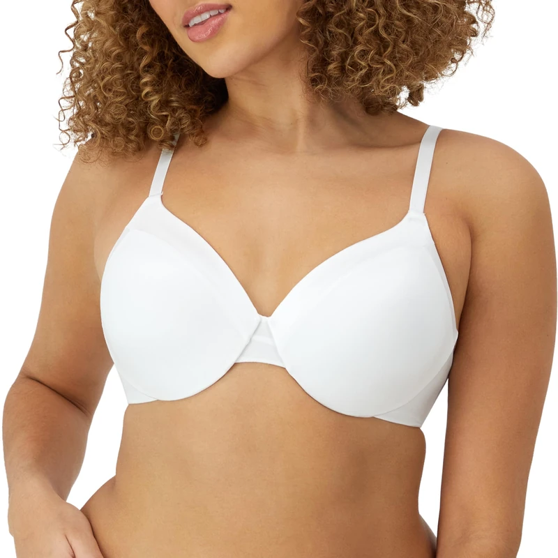 Maidenform Women's Comfort Devotion - Bra Extra Coverage, White, 38B UK