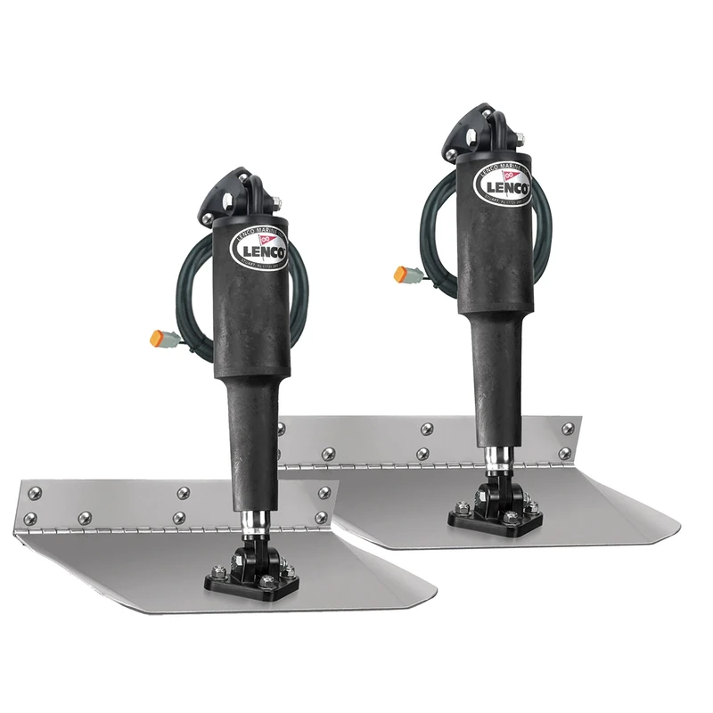 Lenco 15001-101 Electric Standard Mount Trim Tab Kit Without Switch - 9" x 12\