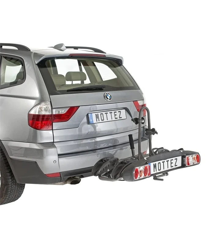Mottez A021P2RA Adjustable Bicycle Carrier for 2 Bicycles