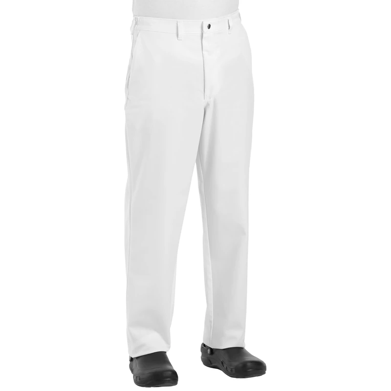 Chef Designs Men's Rk Cook Pant - - 46W x 30L White