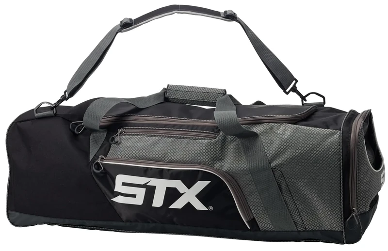 STX Lacrosse Challenger Lacrosse Equipment Bag, Black, 36-Inch