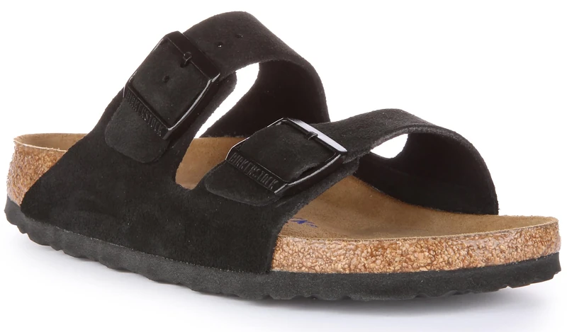 Birkenstock Arizona Sfb, Women's Open Toe Sandals, Noir, 2.5 UK (35 EU)