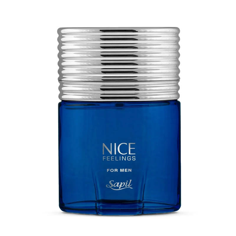 Sapil Nice Feelings Blue for Men - Eau de Toilette - Fougere Mens Fragrance, Aftershave Cologne, Perfume Men - For Gift or Personal Treat - 75ml