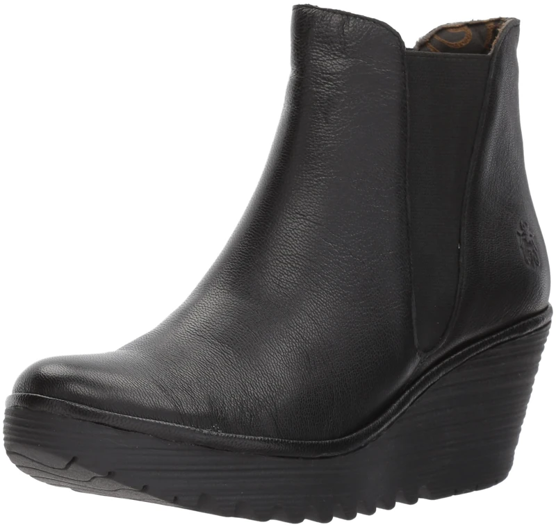 Fly London Women's Yoss Chelsea Boots - Black, Size 4 UK
