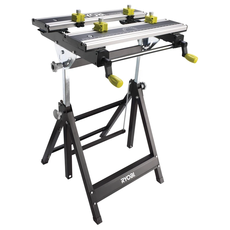 Ryobi RWB03 Foldable Metal Workbench with Adjustable Angle and Height - Image 1