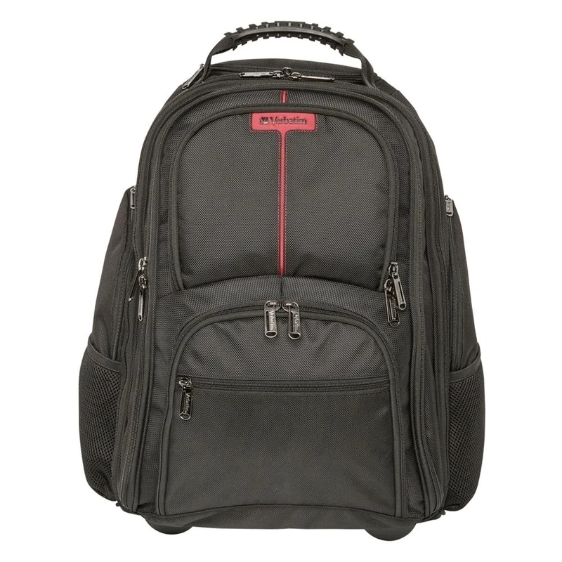 Verbatim Paris - 17" Backpack with Wheels, Trolley Backpack for Laptops up to 17 Inches, black - Image 1
