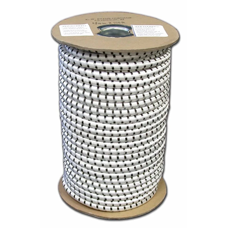 T.W Evans Cordage SC-308-100 3/8-Inch by 100-Feet Elastic Bungee Shock Cord - Image 1