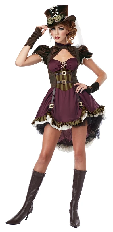 California Costumes Steampunk Girl Costume Dress Adult Size: Large