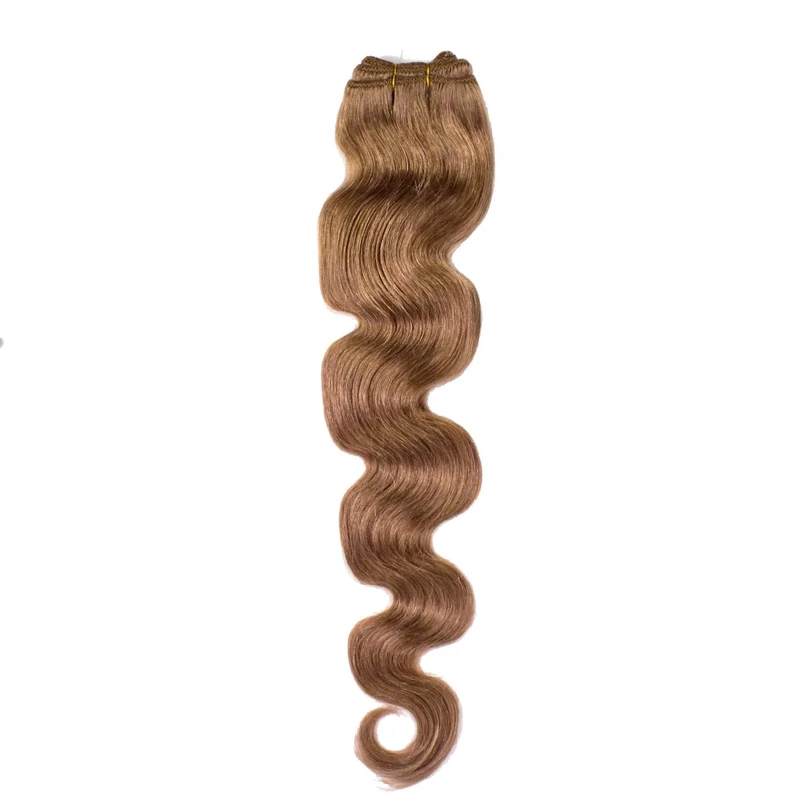 Hair2Heart Human Hair Weave on Extension - 24“, colour #14 cendre ash blond, wavy