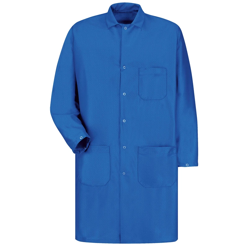 Red Kap Men's ESD Anti Stat Tech Coat, Electronic Blue, Medium - Image 1