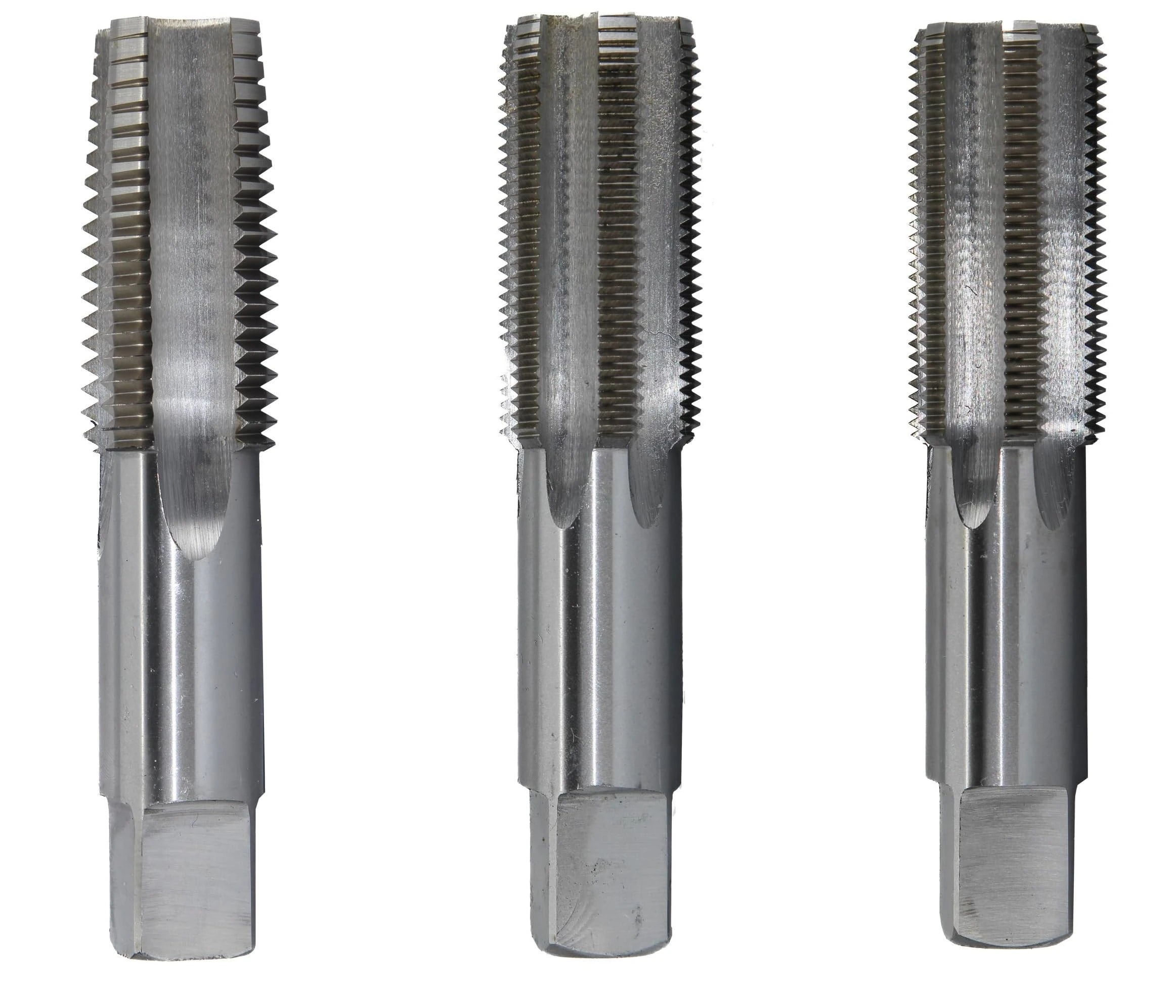 Drill America 1-3/8"-12 High Speed Steel Tap Set, T/A Series