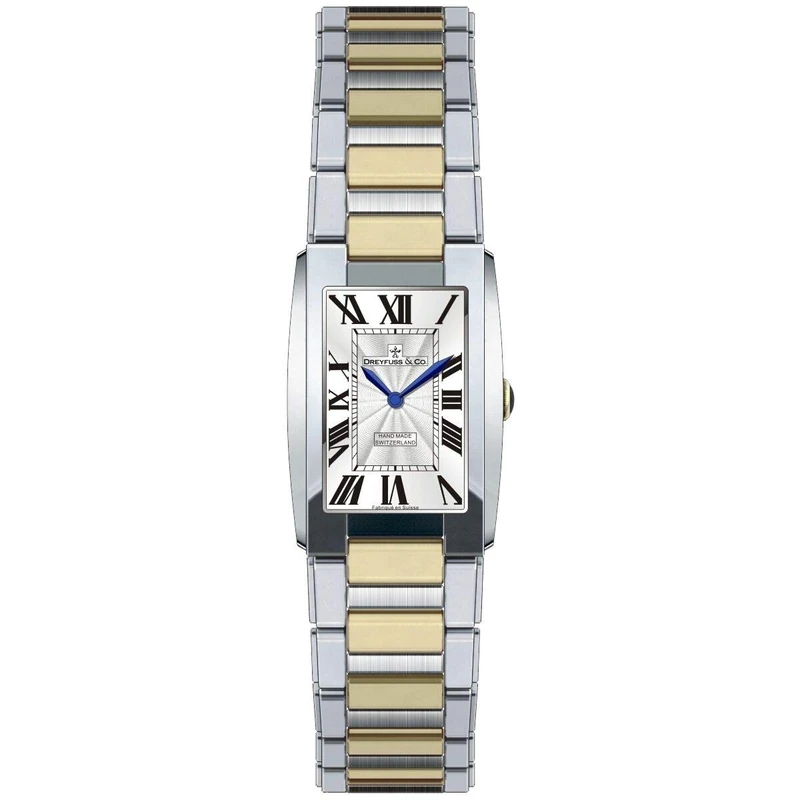 Dreyfuss Womens Quartz Watch, Analogue Classic Display and Stainless Steel Strap DLB00052/01 - Image 1