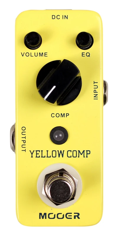 Mooer MCS2 Yellow Compression Effects Pedal