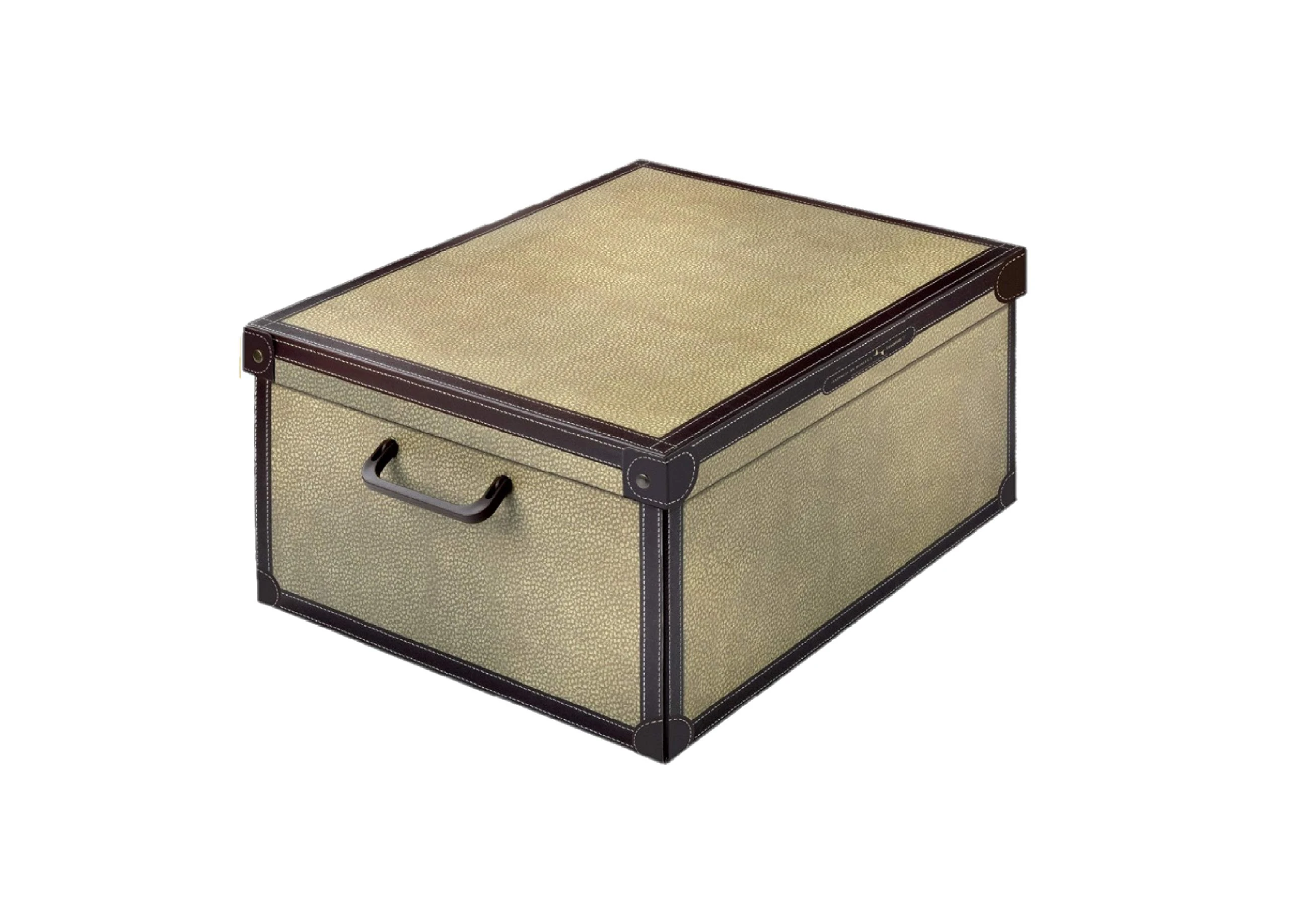 Lavatelli Bauletto Tapirus – Decorative Cardboard Storage Box with Lid & Handles – Stackable Toy & Clothes Organizer for Bedroom, Office & Home – 42×32×21 cm (16.5×12.6×8.3 in)