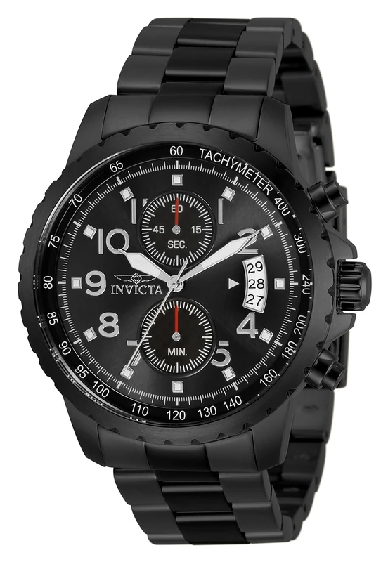 Invicta Specialty 13787 Men's Watch - Waterproof - Analogue - Quartz Movement - stainless steel with blue dial - 44mm