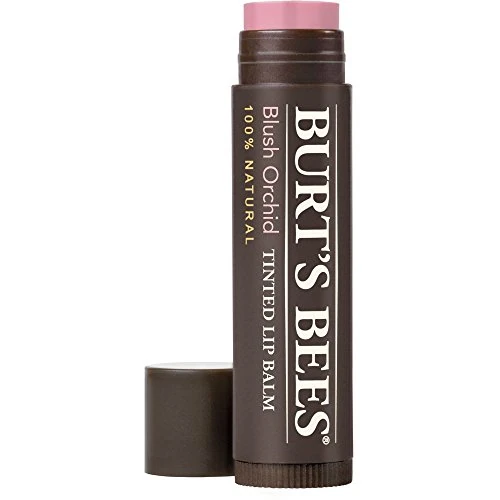 Burt's Bees 100% Natural Tinted Lip Balm, Blush Orchid, 4.25g