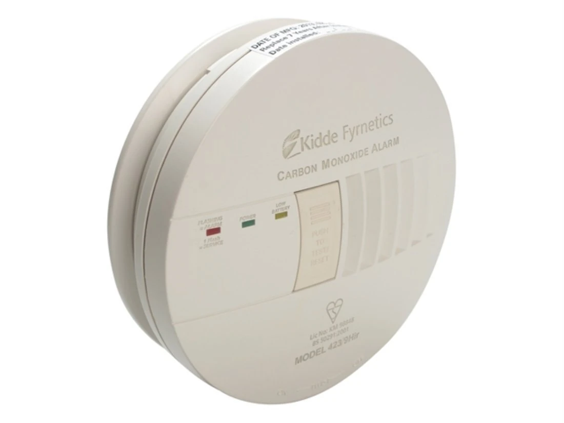 Kidde 4MCO Carbon Monoxide Alarm - Hard Wired - Mains Powered - 230v