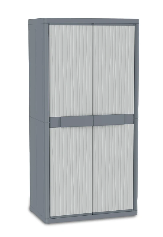 Terry, Jumbo 2900 UW, Especially spacious 2-Door Outdoor Cabinet, 4 Internal Shelves - 89.7x53.7x180 cm