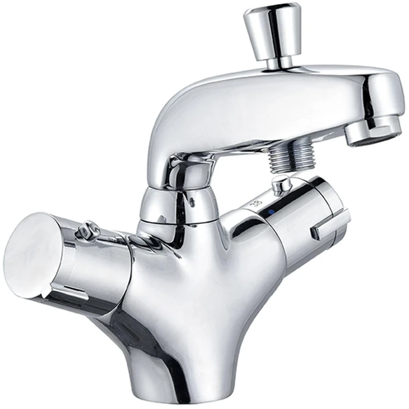 Rousseau 4053970 Wolga 2 Mtro Thermostatic Bath/Shower Mixing Valve Chrome