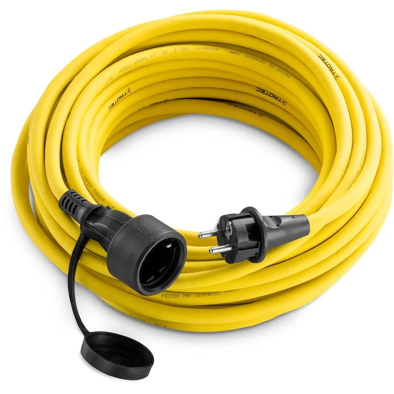 TROTEC professional extension cable, 20 m, 230 V, 2.5 mm2