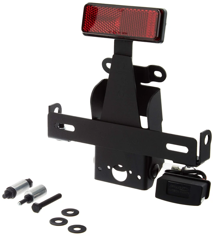 Puig 6548N License support Puig 6548N Black for Kawasaki Z800 13'-16', Kawasaki Z800E 13'-16', Black