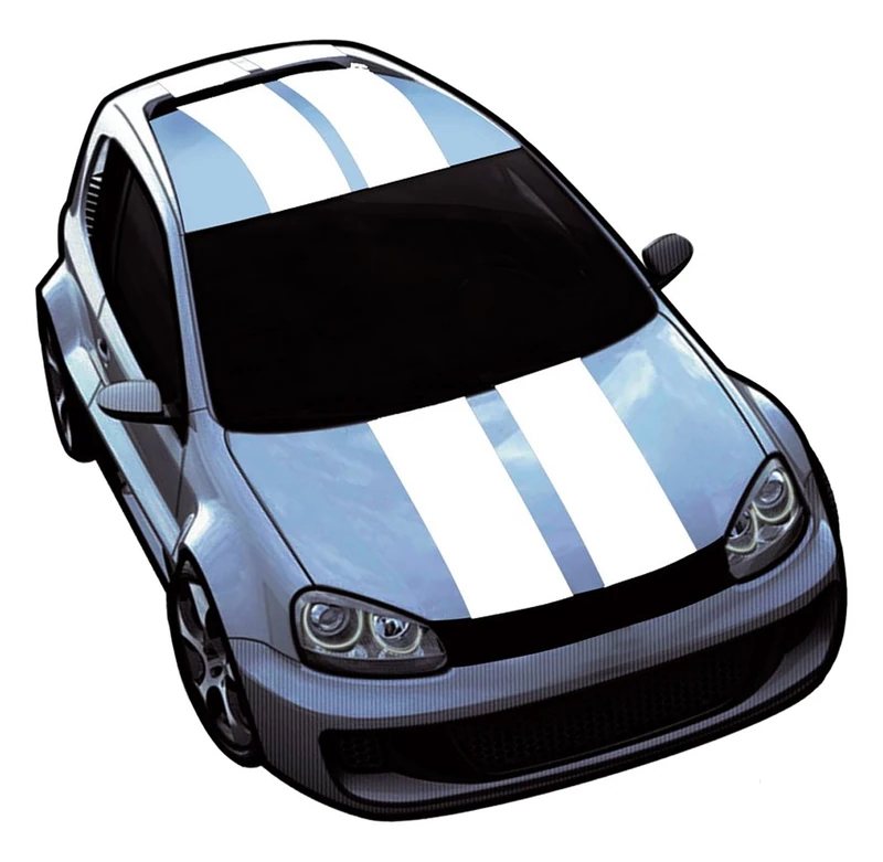 Avisa ViperStripes white - set of 2 pieces - length 500cm / width 10cm - Image 1