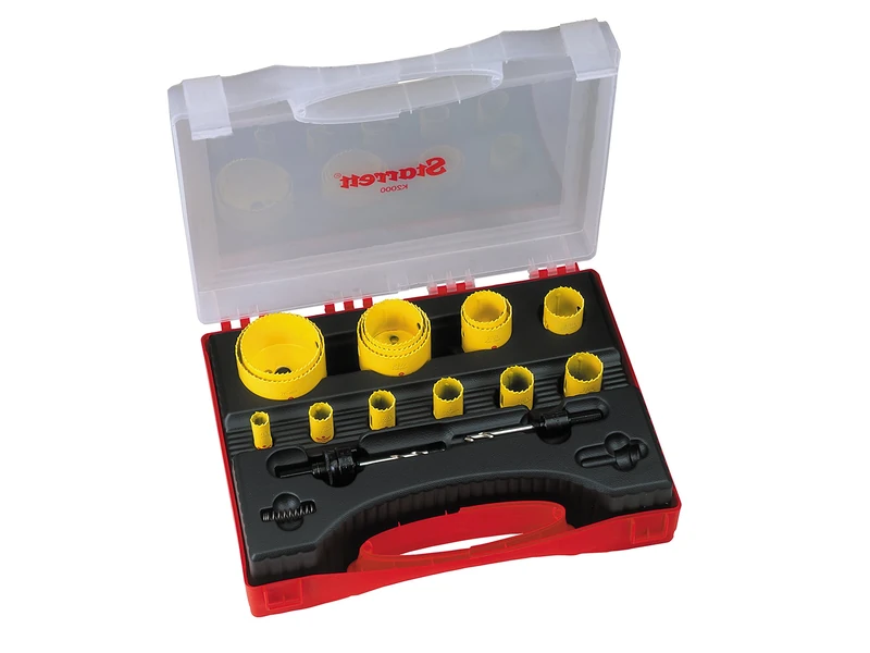 Starrett KS2000U Universal Constant Pitch HSS Bi-Metal Holesaw Kit (17 Pieces)