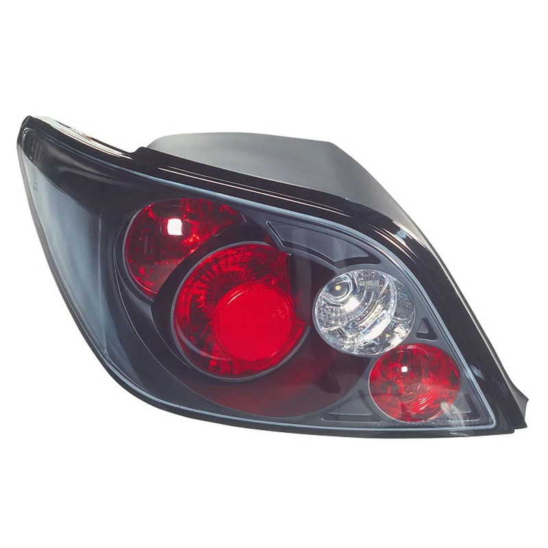 AutoStyle Set Tail Lights compatible with Peugeot 307 excl. Break/SW - Black