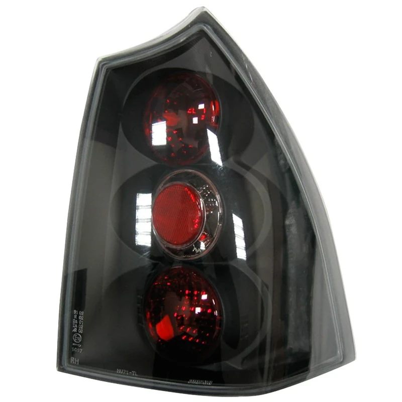AutoStyle Set Tail Lights compatible with Peugeot 307 Break/SW 2002-2006 - Black