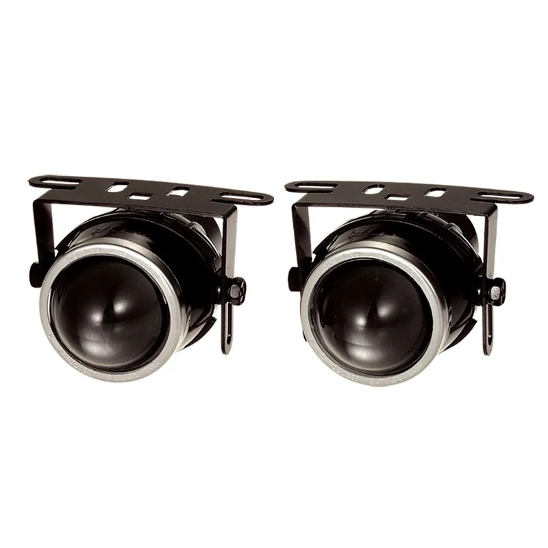 AutoStyle Set Universal Fog Lights Clear H3-12V-55W 56x108mm + ECE-R19 E-Mark