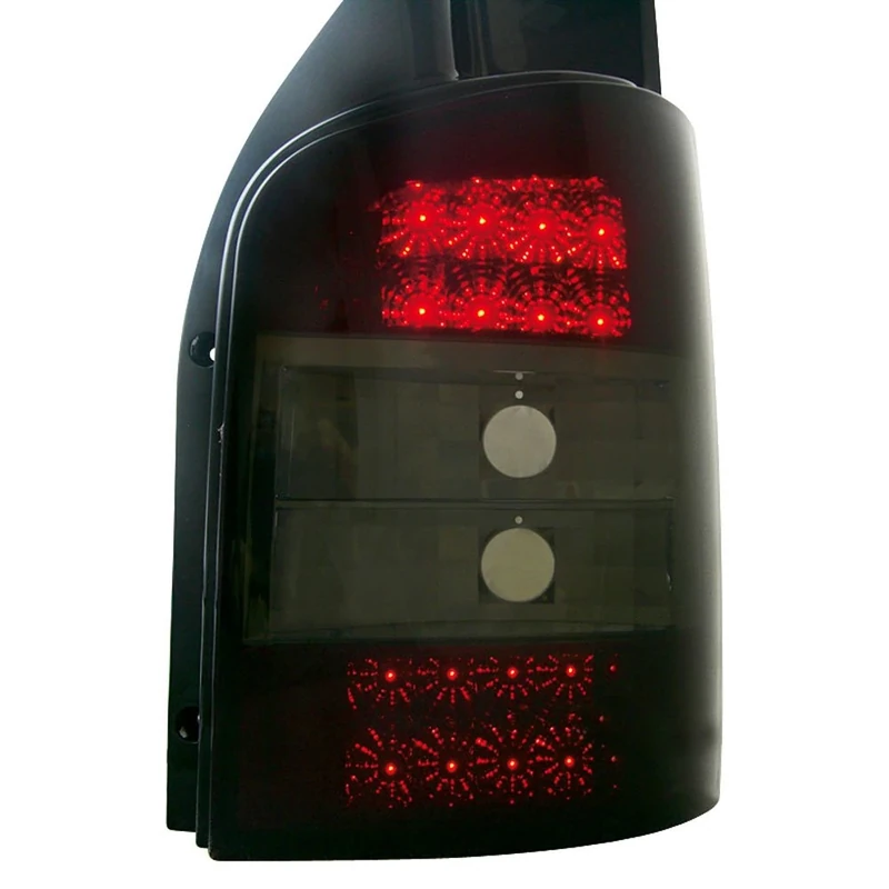 AutoStyle Set LED Tail Lights compatible with Volkswagen T5 2003-2015 (for models with rear hatch) - Smoke