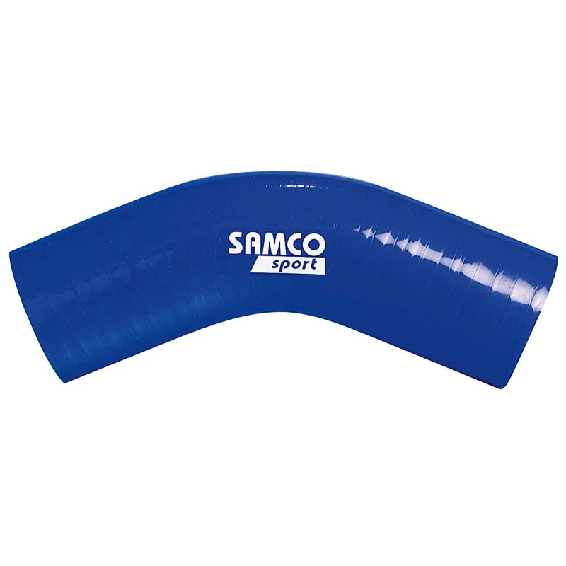 Samco Sport Samco Silicon hose 45 degree elbow - Length 125mm - Ø60mm - Blue