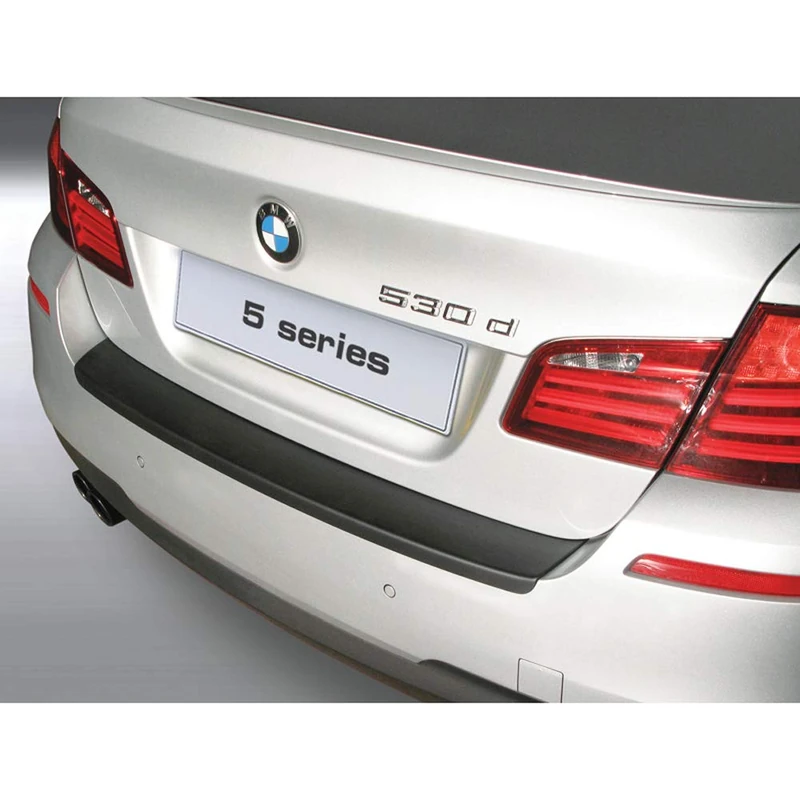 RGM ABS Rear bumper protector compatible with BMW 5-Series F10 Sedan 2010-2016 'M-Sport' Black