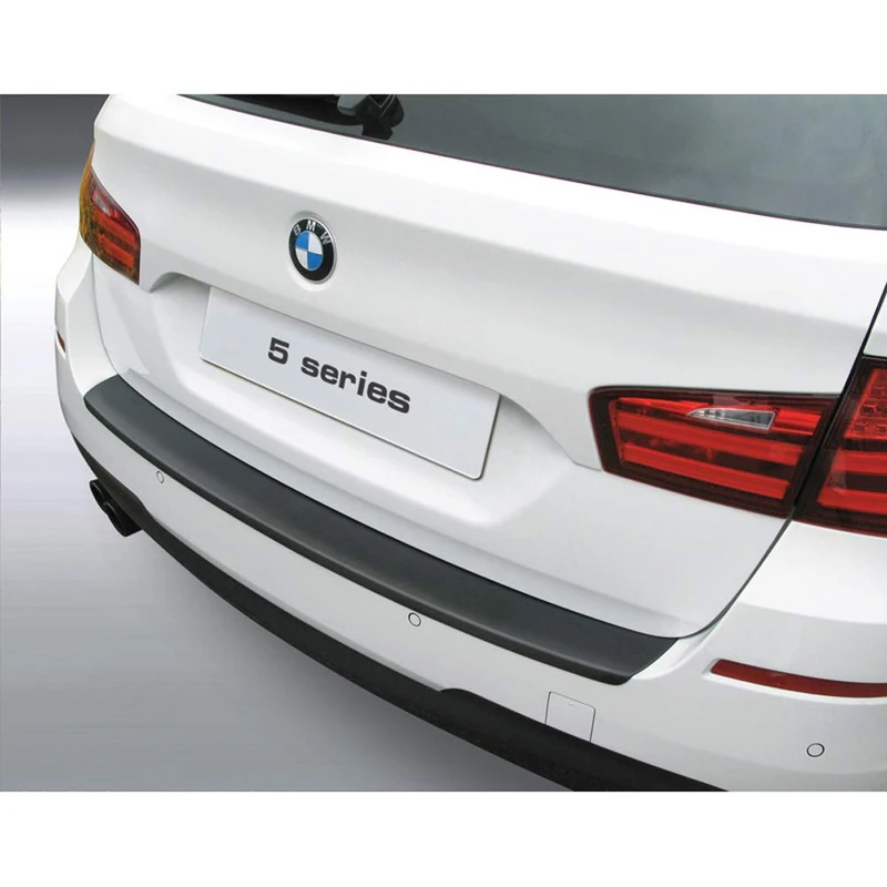 RGM ABS Rear bumper protector compatible with BMW 5-Series F11 Touring 2010-2017 SE/Sport/Luxury/'M-Style' Black - Image 1