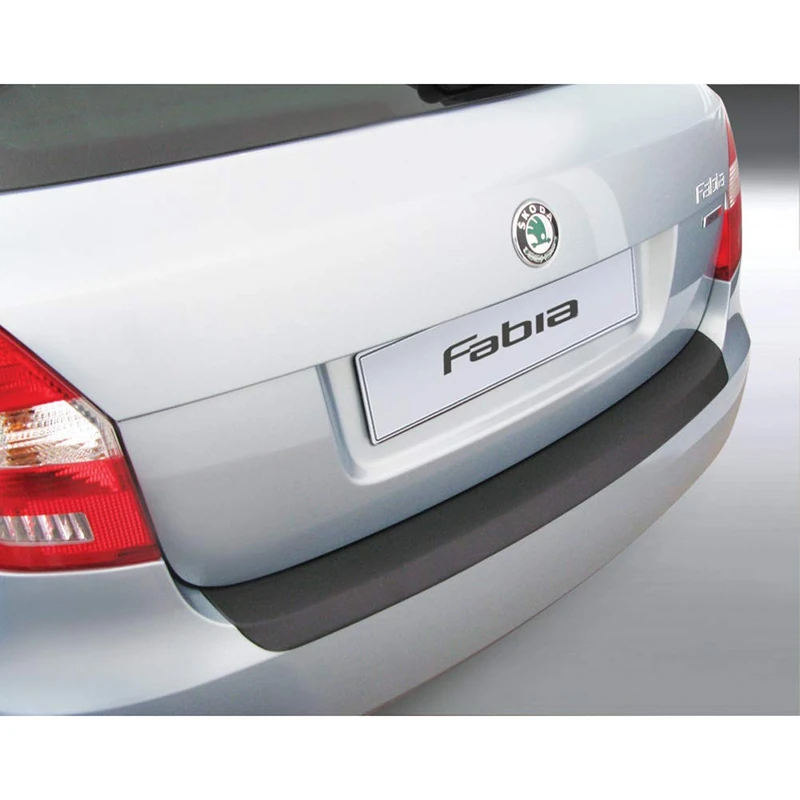RGM ABS Rear bumper protector compatible with Skoda Fabia 5 doors 2010-2014 Black