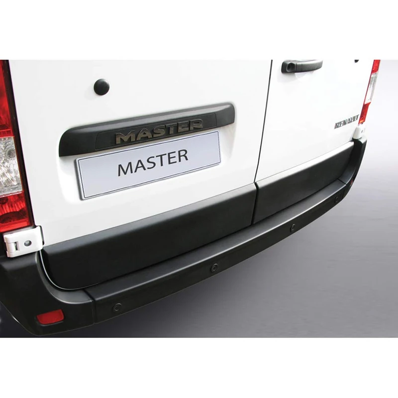 Unbekannt ABS Rear Bumper Protector Compatible with Vauxhall Movano / Renault Master 2010 - Black