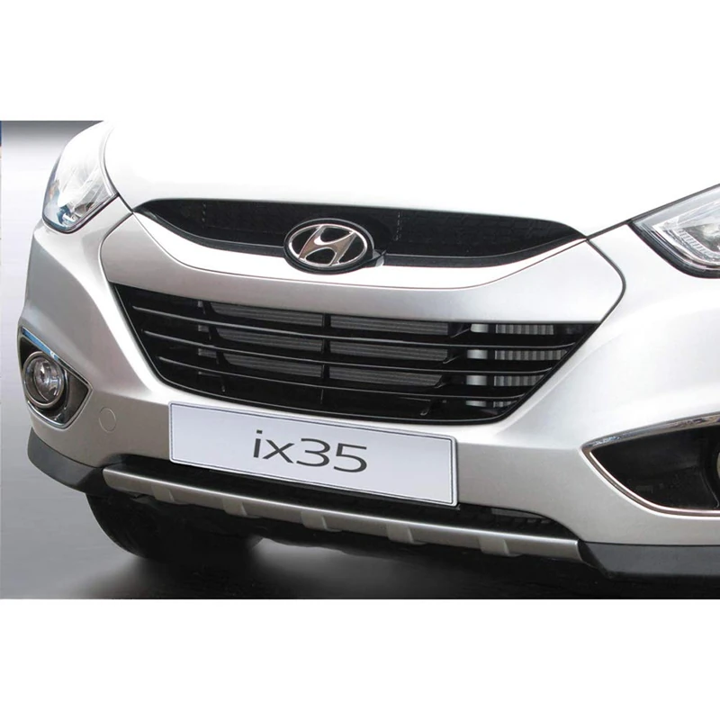 RGM Front spoiler 'Skid-Plate' compatible with Hyundai ix35 3/2010- - silver (ABS)