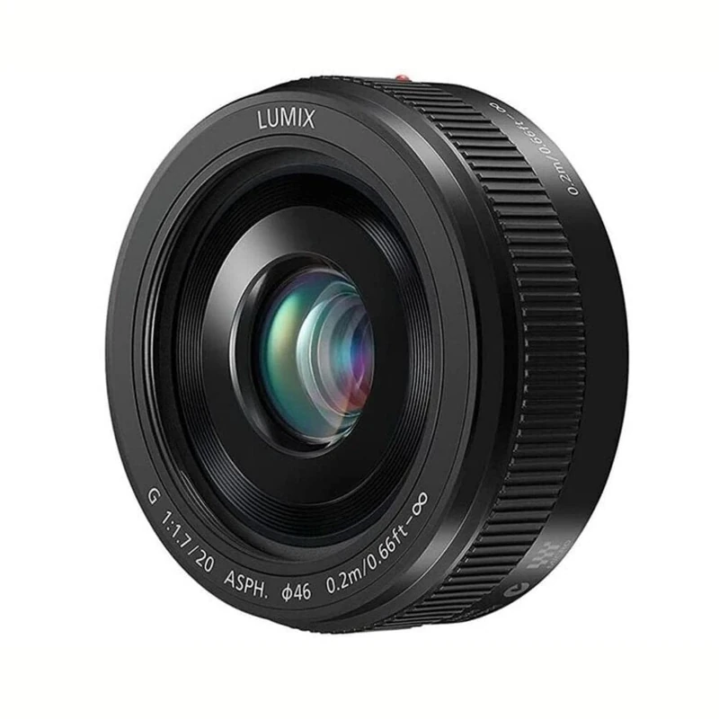 Panasonic LUMIX H-H020AE-K 20 mm Micro Four Thirds Camera Lens - Black