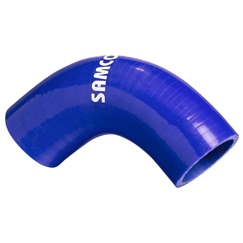 Samco Sport Samco Silicon hose 90 degree elbow - Length 125mm - Ø63mm - Blue