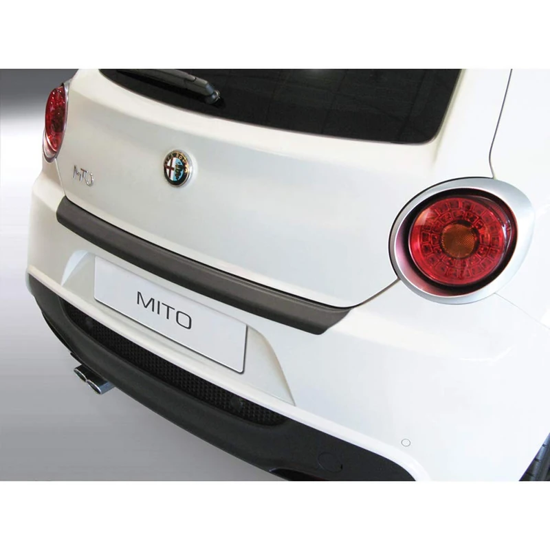 ABS Rear Bumper Protector Compatible with Alfa Romeo Mito 2008-2019 Black