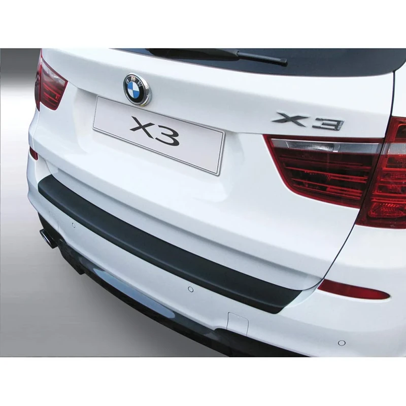 RGM ABS Rear bumper protector compatible with BMW X3 2010-2014 Black