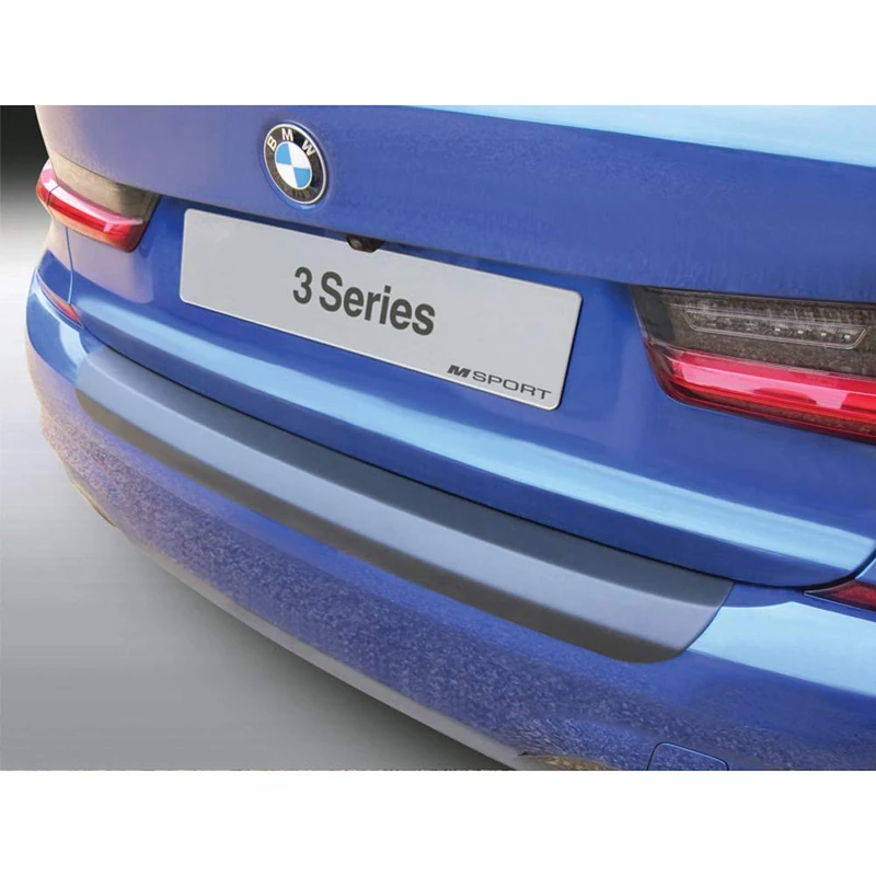 RGM ABS Rear bumper protector compatible with BMW 3-Series G20 Sedan 'M-Sport' 2019- Black