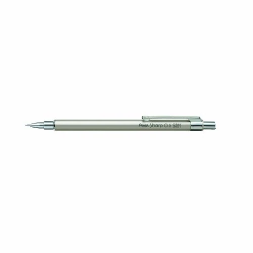Pentel QS55 Pack of 10 Mini Refillable Mechanical Pencil 0.5 mm Sand