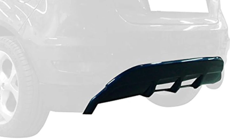Motordrome Rear bumper skirt (Diffusor) compatible with Ford Fiesta VII 2008-2017 (ABS)